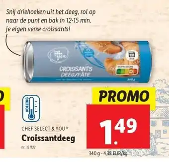 Lidl Croissantdeeg aanbieding