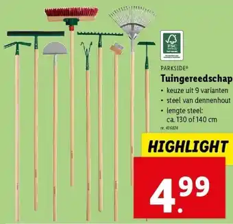 Lidl Tuingereedschap aanbieding