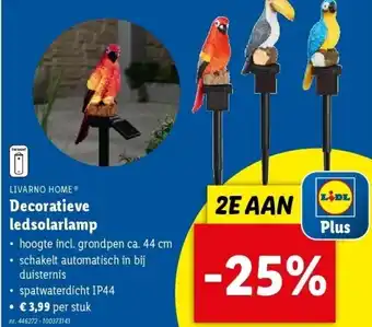 Lidl Decoratieve ledsolarlamp aanbieding