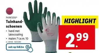 Lidl Tuinhandschoenen aanbieding