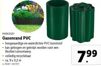 Lidl Gazonrand PVC aanbieding