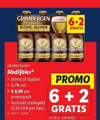 Lidl Abdijbier aanbieding