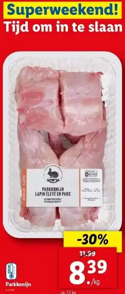 Lidl Parkkonijn aanbieding