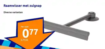 Raamwisser met zuignap per stuk