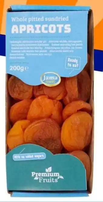 Action Jama fruits gedroogde abrikozen per stuk aanbieding