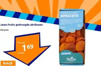 Action Jama Fruits gedroogde abrikozen aanbieding