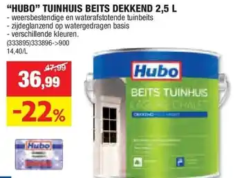 Hubo “HUBO” TUINHUIS BEITS DEKKEND 2,5 L aanbieding