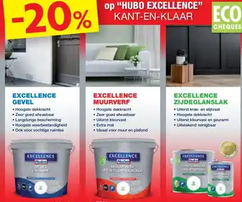 Hubo op EXCELLENCE KANT-EN-KLAAR aanbieding