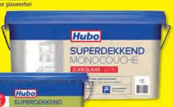 Hubo SUPERDEKKEND MAT of SATIJN KANT-EN-KLAAR 5L aanbieding
