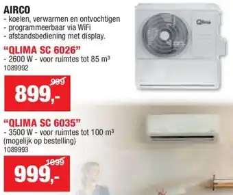 Hubo AIRCO QLIMA SC 6026 aanbieding