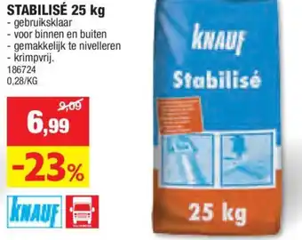 Hubo STABILISÉ 25 kg aanbieding