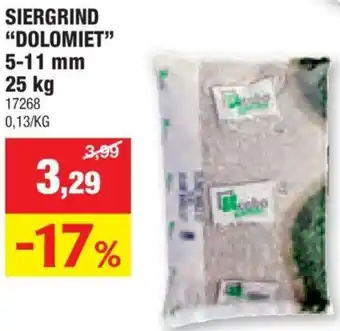Hubo SIERGRIND DOLOMIET 5-11 mm 25 kg aanbieding