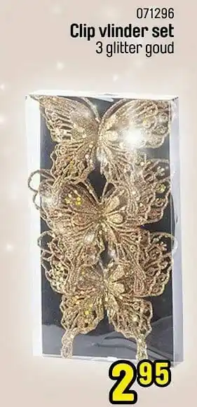 Clip vlinder set