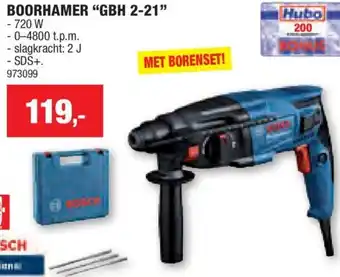 Hubo BOORHAMER GBH 2-21 aanbieding