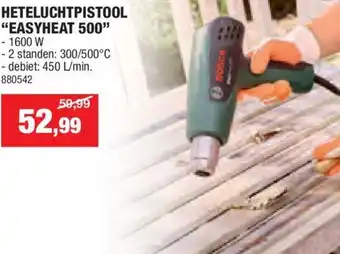 Hubo HETELUCHTPISTOOL EASYHEAT 500 aanbieding