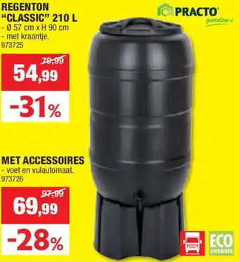 Hubo REGENTON CLASSIC 210 L aanbieding