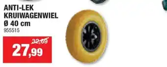 Hubo ANTI-LEK KRUIWAGENWIEL Ø 40 cm aanbieding