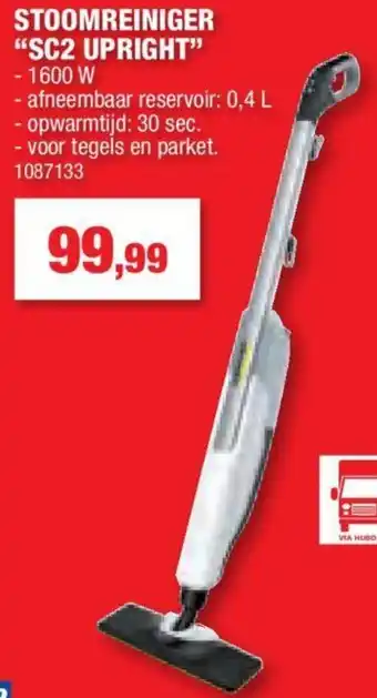 Hubo STOOMREINIGER SC2 UPRIGHT aanbieding