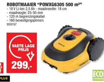 Hubo ROBOTMAAIER POWXG6305 500 m² aanbieding