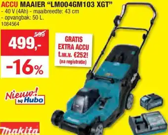 Hubo ACCU MAAIER LM004GM103 XGT aanbieding