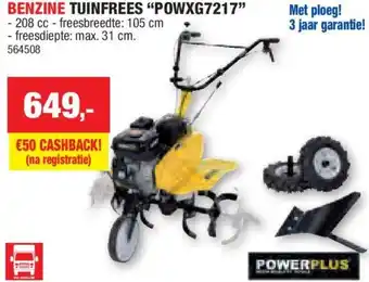Hubo BENZINE TUINFREES POWXG7217 aanbieding