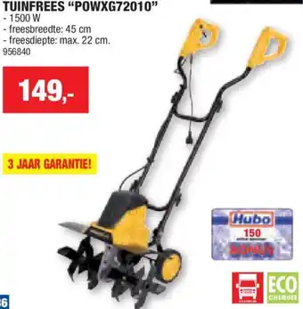 Hubo TUINFREES POWXG72010 aanbieding