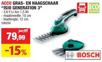 ACCU GRAS- EN HAAGSCHAAR ISIO GENERATION 3