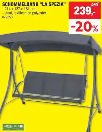 Hubo SCHOMMELBANK LA SPEZIA aanbieding