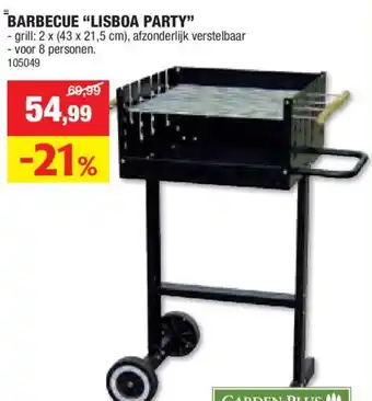 Hubo BARBECUE LISBOA PARTY aanbieding