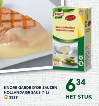 Bidfood KNORR GARDE D'OR SAUZEN HOLLANDAISE SAUS (1 L) aanbieding