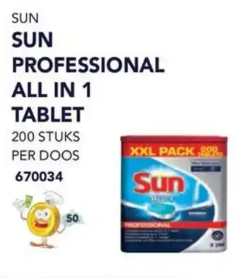 Bidfood SUN PROFESSIONAL ALL IN 1 TABLET aanbieding