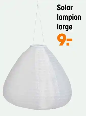 Kwantum Solar Lampion Large aanbieding