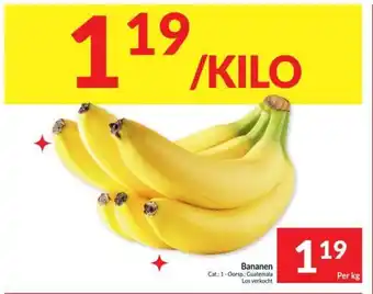 Intermarché Bananen per kg aanbieding