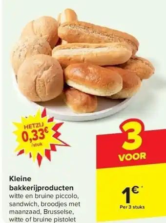 Carrefour Kleine bakkerijproducten aanbieding