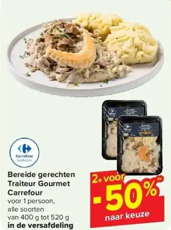 Carrefour Bereide gerechten Traiteur Gourmet Carrefour aanbieding