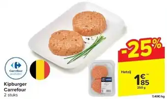 Carrefour Kipburger Carrefour aanbieding