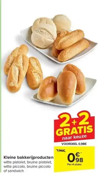 Carrefour Kleine bakkerijproducten aanbieding