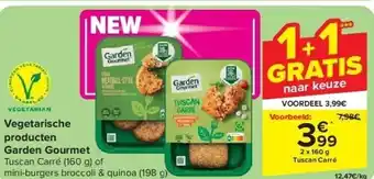 Carrefour Vegetarische producten Garden Gourmet aanbieding