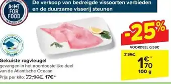 Carrefour Gekuiste rogvleugel aanbieding