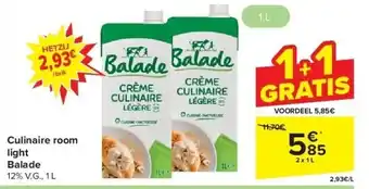 Carrefour Culinaire room light Balade aanbieding