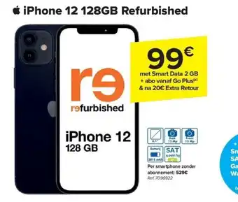 Carrefour iPhone 12 128GB Refurbished aanbieding