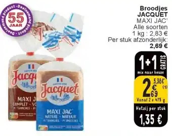 Cora Broodjes JACQUET aanbieding