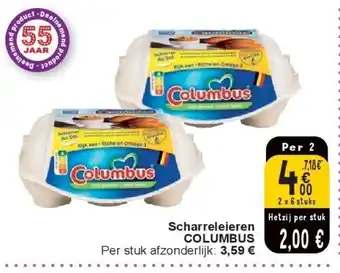 Cora Scharreleieren COLUMBUS aanbieding
