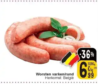 Cora Worsten varken/rund aanbieding
