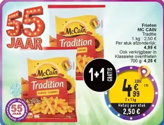 Cora Frieten MC CAIN aanbieding