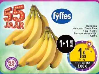 Cora Bananen aanbieding