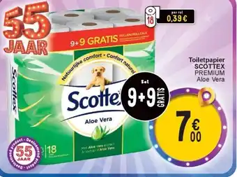 Cora Toiletpapier SCOTTEX aanbieding