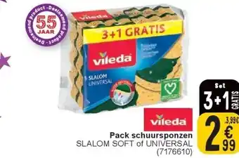 Cora Pack schuursponzen aanbieding