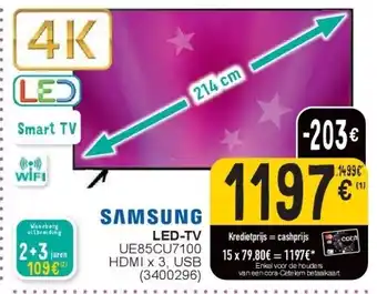 Cora Samsung LED-TV aanbieding