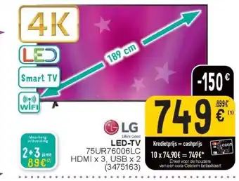 Cora Lg LED-TV aanbieding